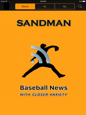 Sandman: Baseball News with "closer anxiety" screenshot 4