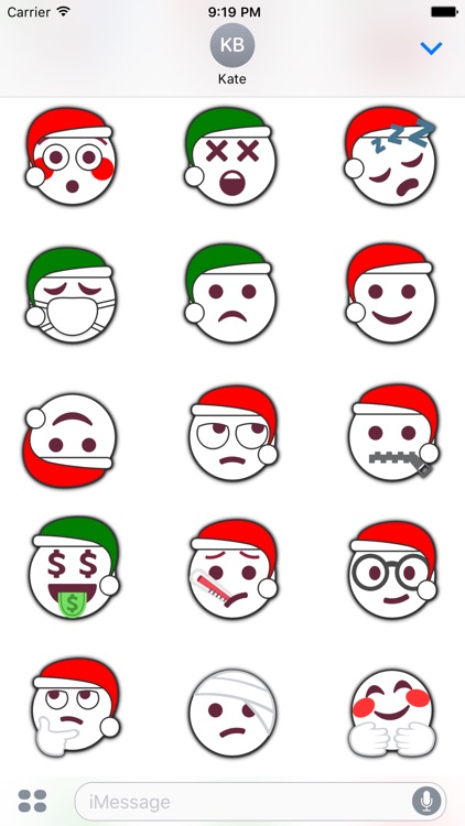 Christmas Emoji • Stickers for iMessage screenshot-3