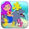 Kids Mermaid Number Jigsaw Puzzle Game