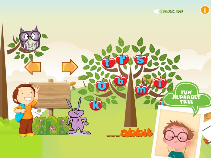 تطبيقات الأطفال - تعليم الحروف الإنجليزية للأطفال