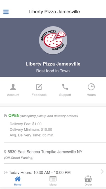 Liberty Pizza Jamesville