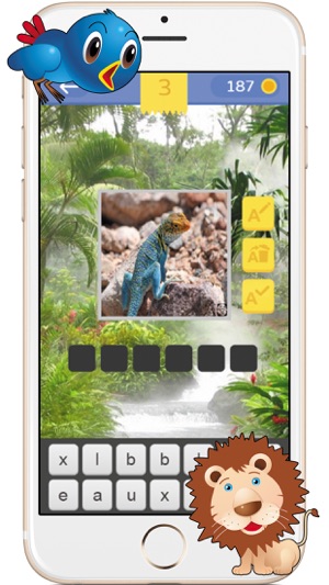 Animals Picture Quiz Word Learning Puzzles Games(圖4)-速報App