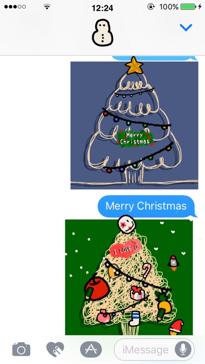 Christmas Tree Craft GIF stickers screenshot-0