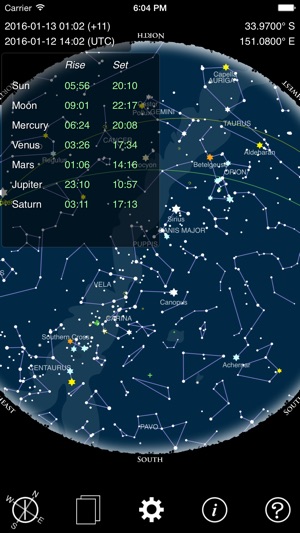 Star Disc Planisphere