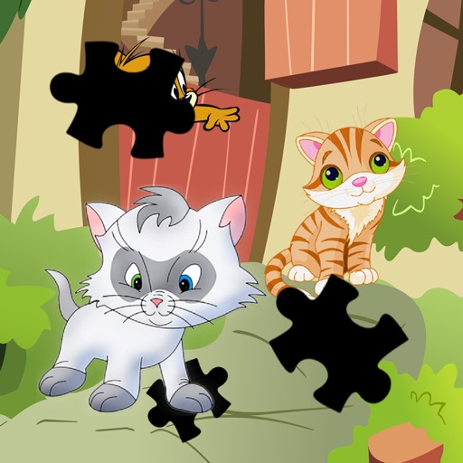 Kitty Cat Jigsaw Games Tom Jerry Puzzle Edition
