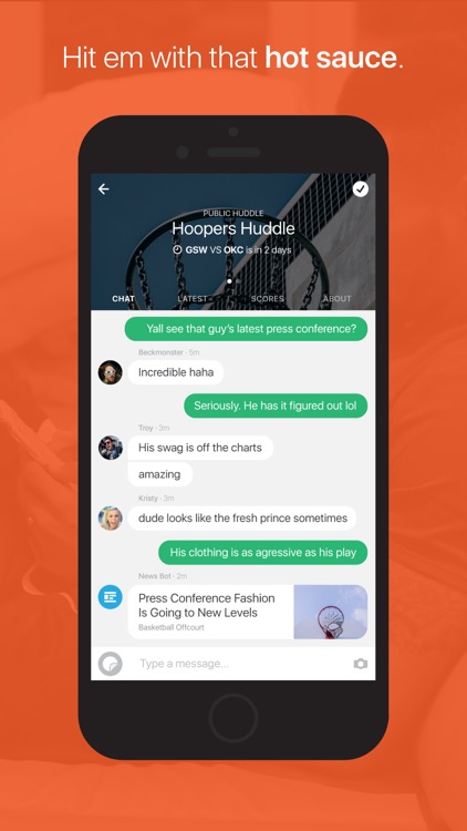 GameOn - Sports Chat + Emoji Keyboard