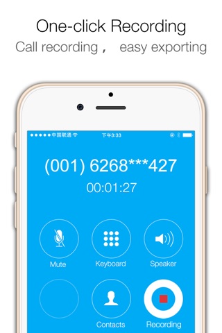 Hicall Pro-cheap international call recorder screenshot 2