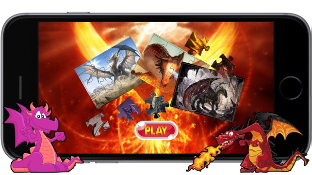 Dragon Jigsaw Puzzles Games for Kids and Toddlers(圖4)-速報App