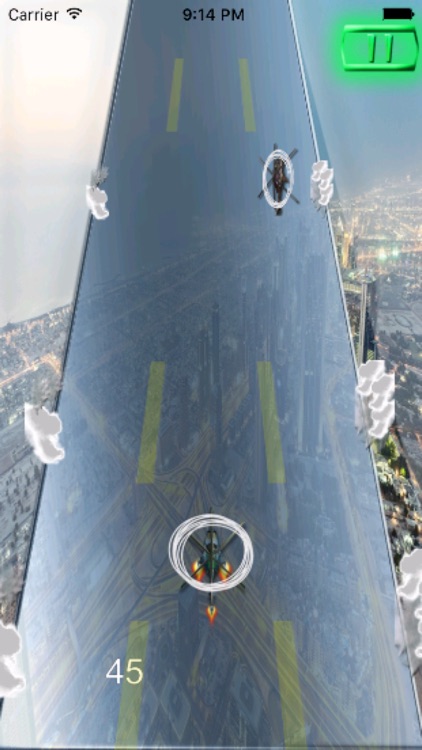 A Helicopter Combat : the game simulation