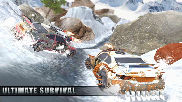 Buggy Death Racing Car Driver: Winter Rally Race