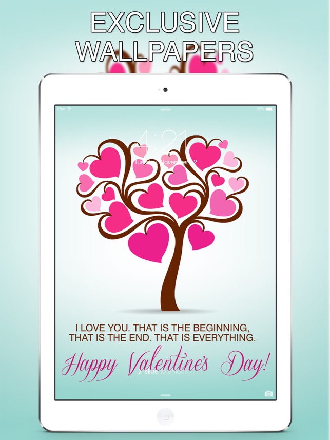 Happy Valentine Day 2017 HD Wallpapers for iPad(圖2)-速報App