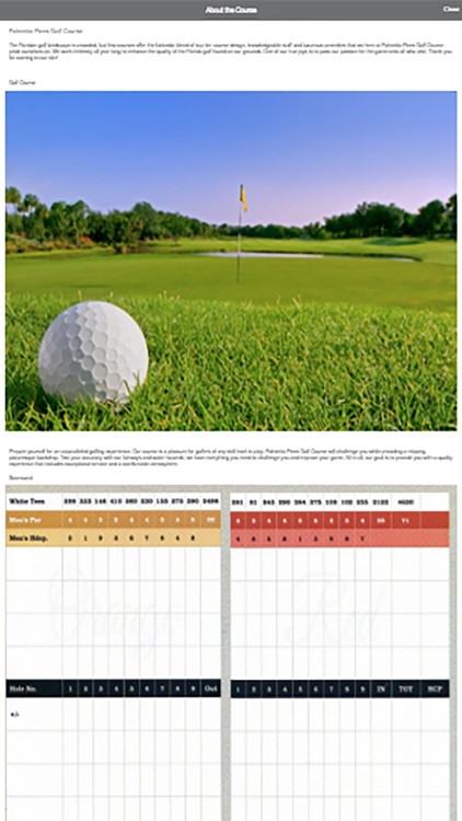 Palmetto Pines Golf Course