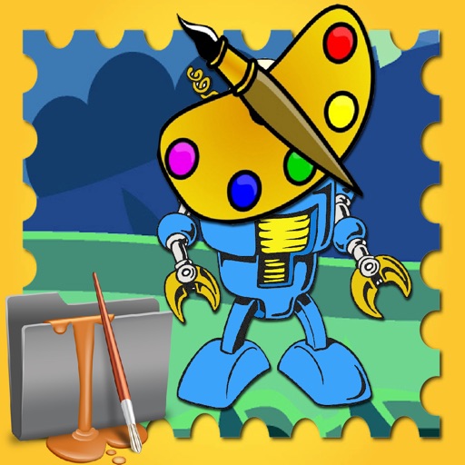 Coloring Games rotbot Version iOS App