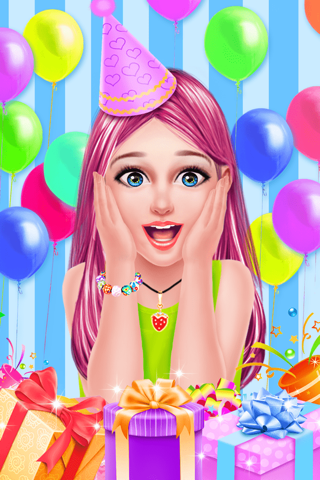 Girls Birthday Party Makeover Salon Game for FREE screenshot 2