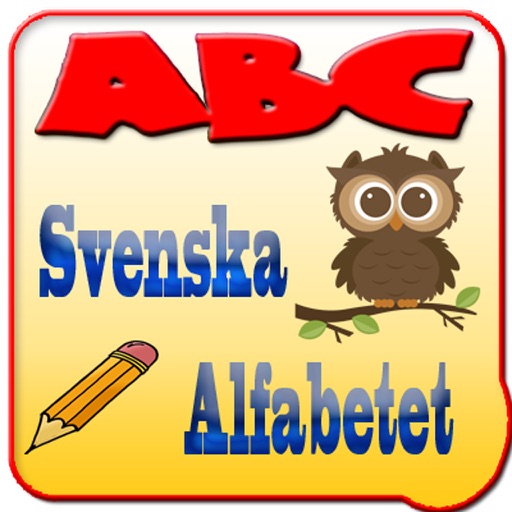 Svenska alfabet - ABC - Swedish Alphabet Icon