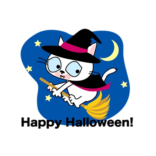 Sweety Cat Talks For iMessage (Halloween Ver) icon