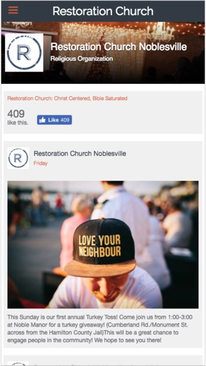 Restoration Church Noblesville(圖2)-速報App