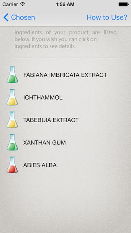 Cosmetic Ingredients Analyser Free