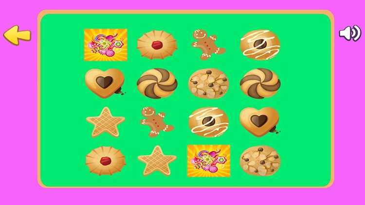 Biscuit Cookies Match Game for Kids brain training