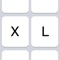Designed to resemble the standard keyboard with extra large keys