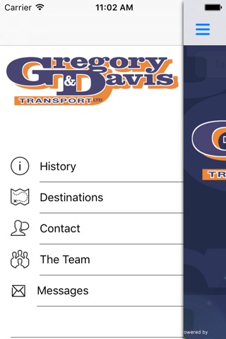 Gregory Davis Transport Ltd screenshot 2