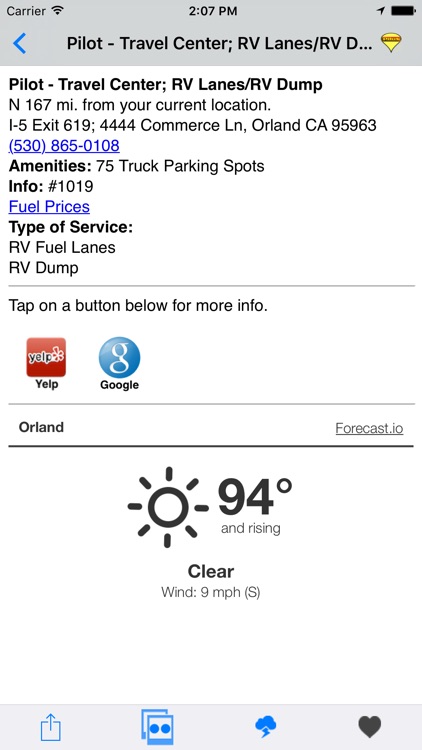 Truck & RV Fuel Stations
