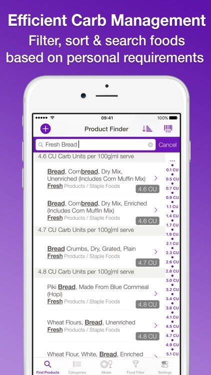Food & Drink Carb Counter for Diabetics (Diabetes) screenshot-3