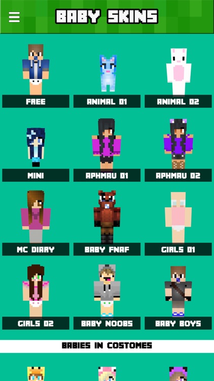 Animal Skin - Daycare Skins Free for Minecraft PE screenshot-3