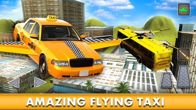 Flying Taxi Car Simulator 2016: Flight Duty Driver(圖4)-速報App