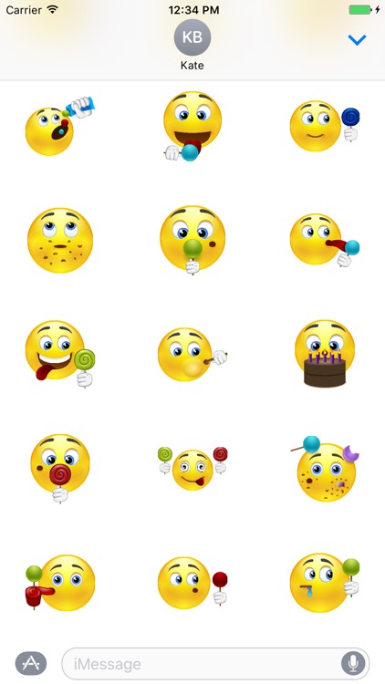 Sweets & Smileys Stickers for iMessage