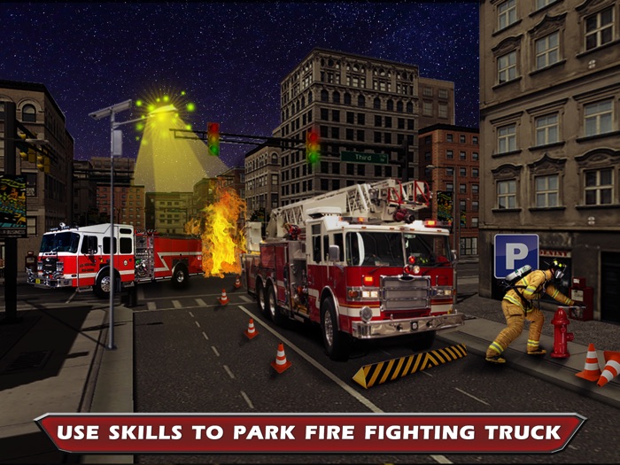Fire Truck Parking  Driving Test in New York City 2016