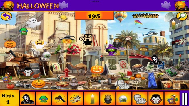 Free Hidden Objects:Halloween City Hidden Object(圖4)-速報App