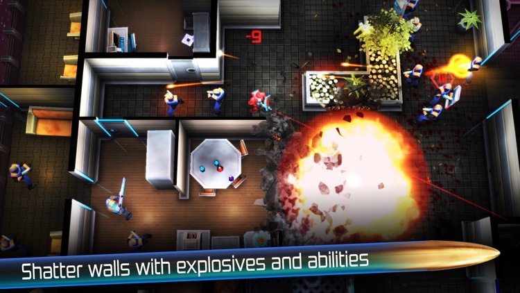 Neon Chrome screenshot-1