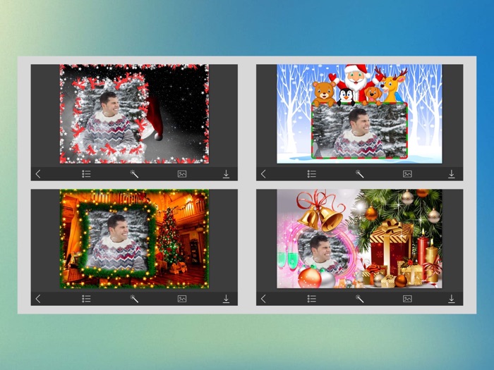 Xmas Picture Frames - Graphic Design