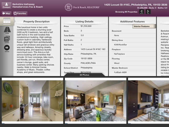 Philadelphia Real Estate Search for iPad(圖3)-速報App