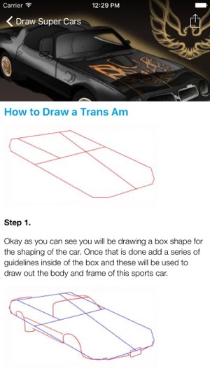 How To Draw Super Cars - Step By Step Drawing(圖2)-速報App