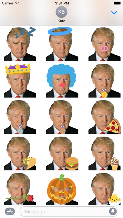 Donald Trump Emoji Sticker Pack screenshot-3