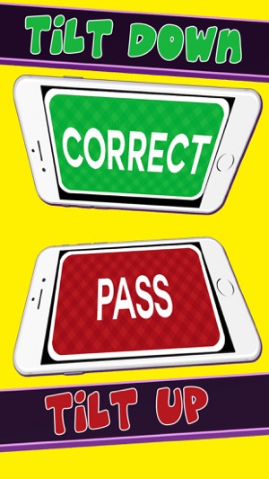 guessing game app on forehead