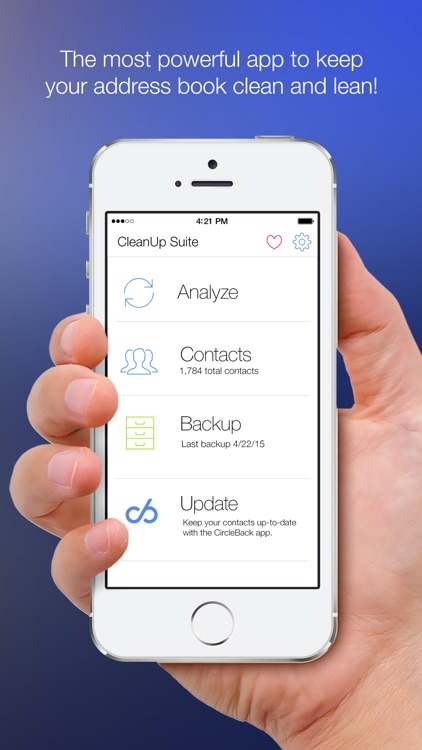 Cleanup Duplicate Contacts – Address Book Cleaner screenshot-0