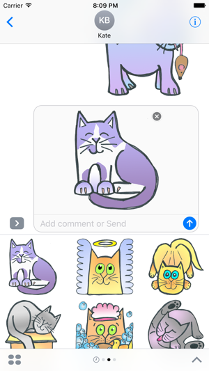 Kimshi Cute Kitty Cat Stickers Fun(圖2)-速報App