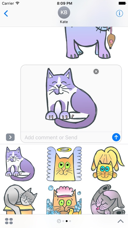 Kimshi Cute Kitty Cat Stickers Fun