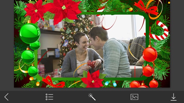 Holiday Xmas Hd Photo Frames - Make Profile pic(圖2)-速報App