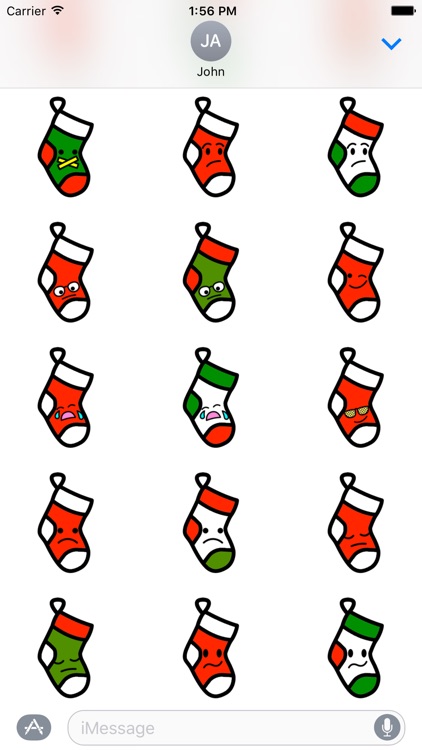 Stocklings: Christmas Stocking Kawaii Emoji screenshot-1