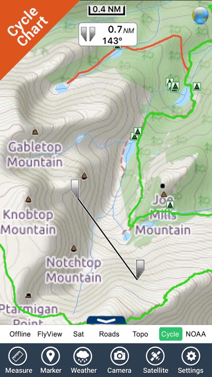 Rocky Mountain National Park - GPS Map Navigator