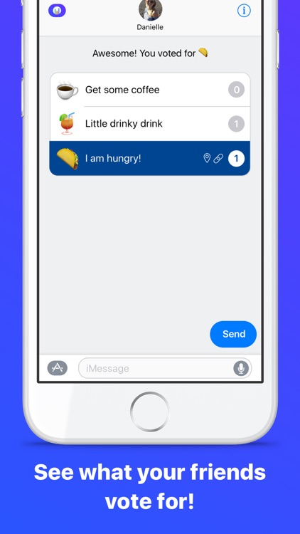 Emoji Poll - Send surveys to friends with iMessage screenshot-3