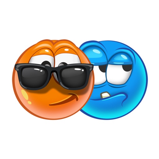 Cool Emoji Faces & Smileys Stickers for iMessage icon