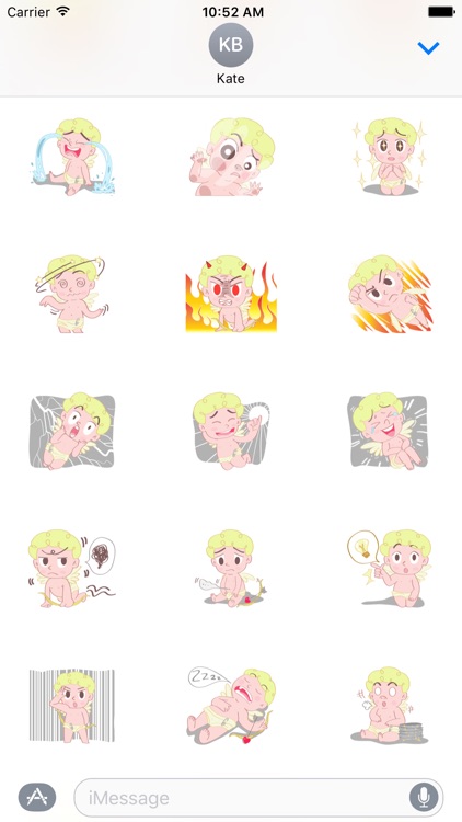 Baby Cupid Sticker