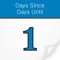 Countdown to or count up from any important date viewing the time in seconds, minutes, hours, days, weeks, months or years