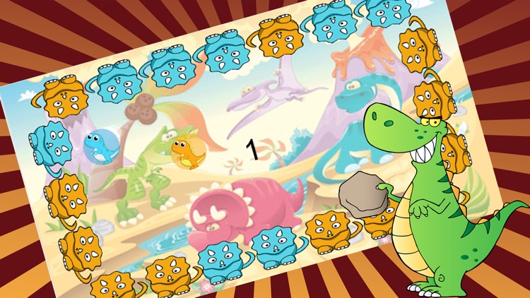 Little Dinosaur Puzzles Funny Balloons Bounce Out