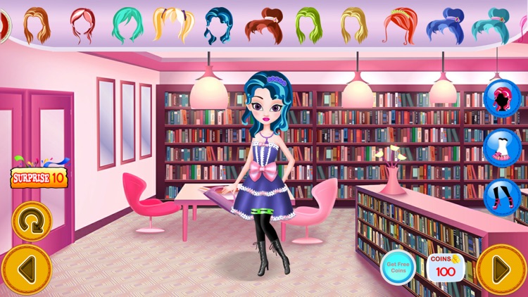 Princess Fashion Library 2 - Makeup, Dressup, Spa